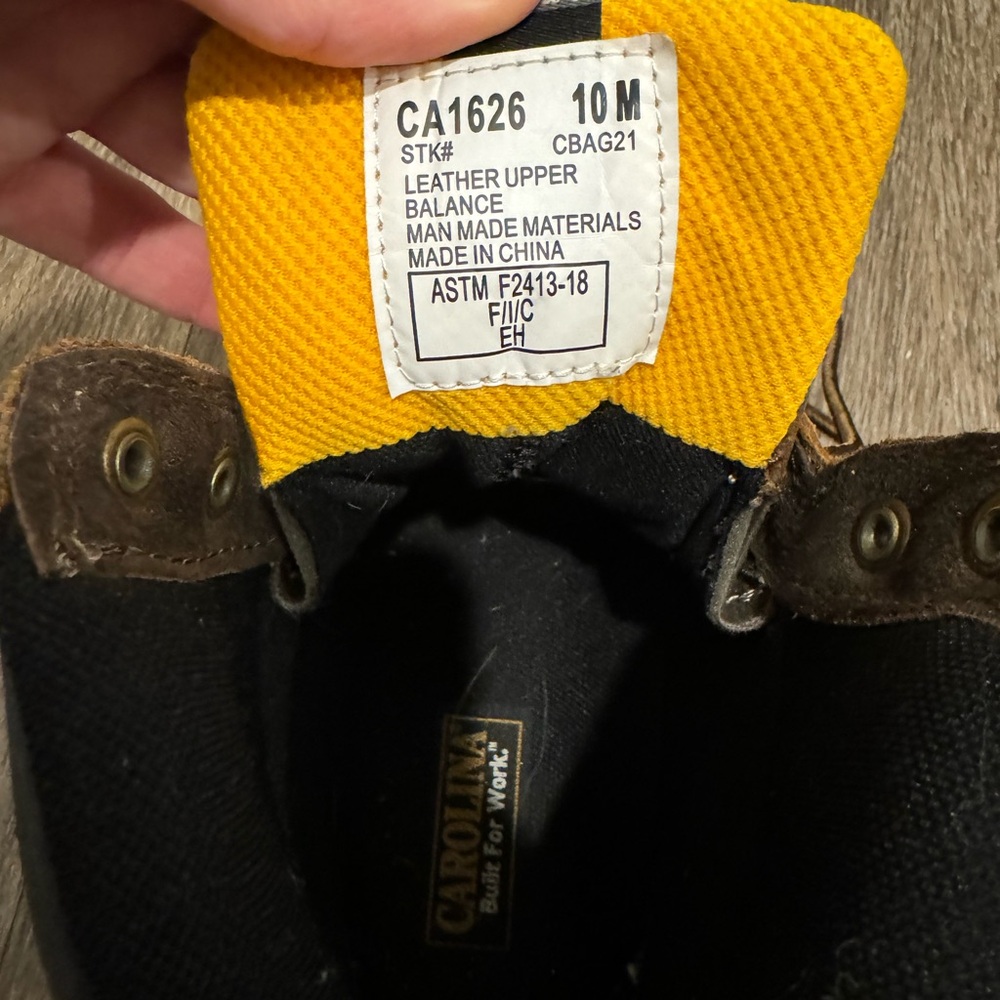 Carolina Steel-Toe Work Boots - Picture 3 of 3